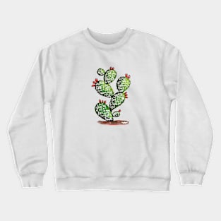 Psalm 63 - Handlettered on cactus Crewneck Sweatshirt